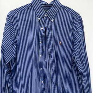 Polo by Ralph Lauren button down collared shirt. Large.  EUC!